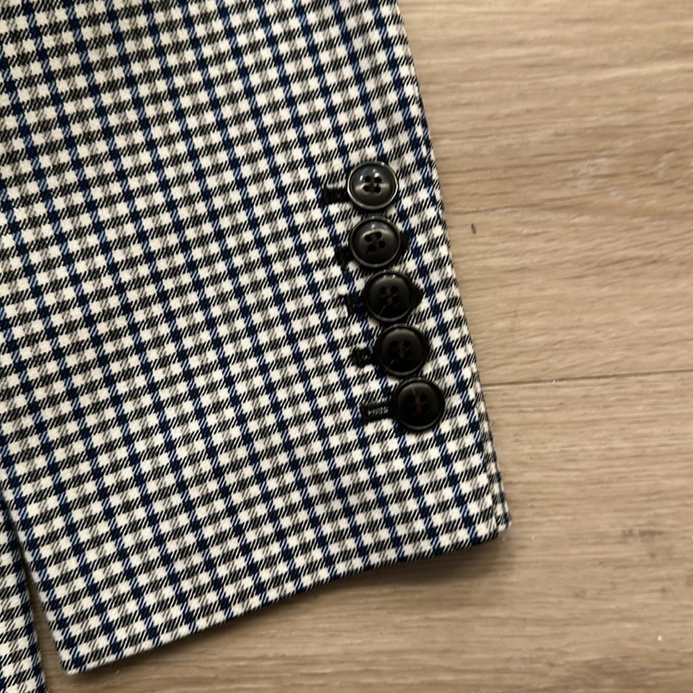 Gingham Slim Blazer 
Madewell women size 6 - Picture 5 of 7